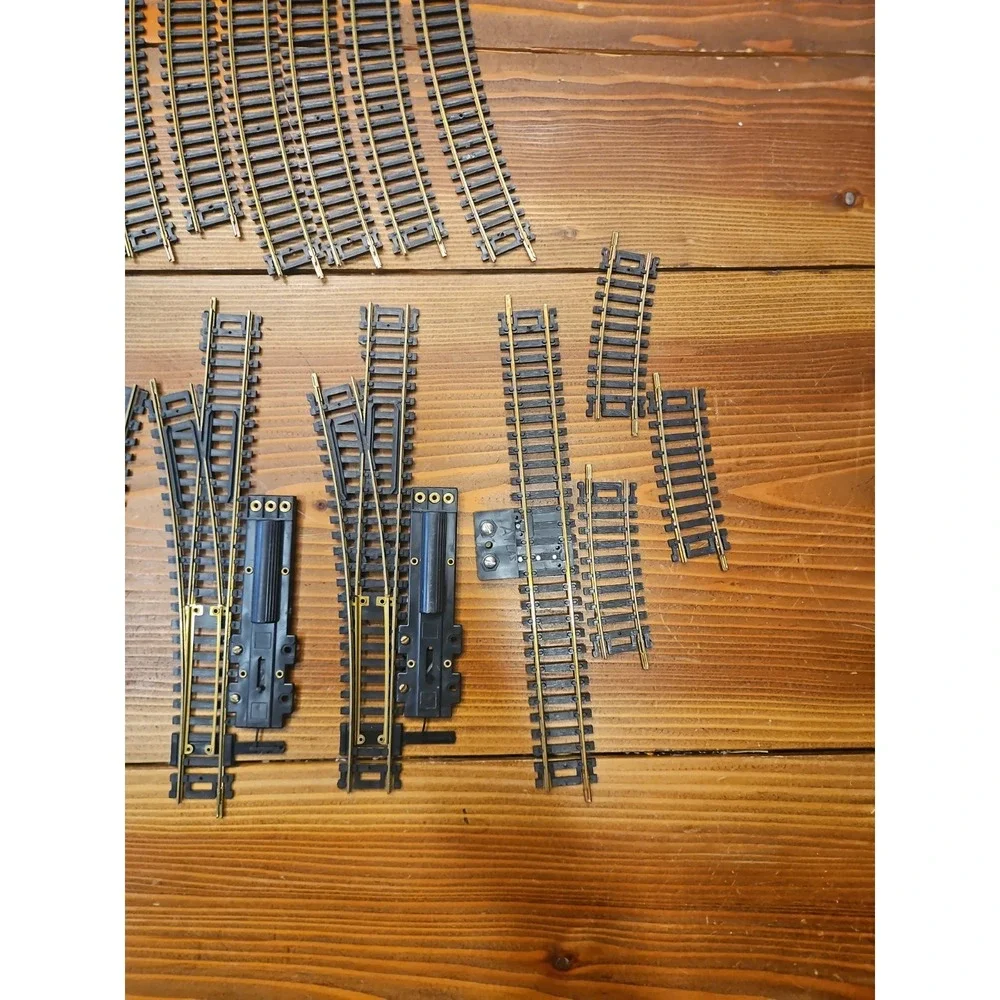 HO Scale Train Track 31pc Curved Straight Turnout Atlas Bachmann Life Like Mix